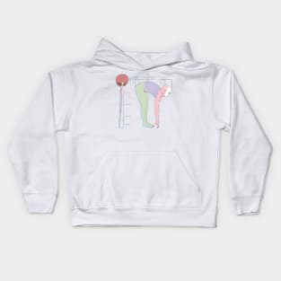 Anatomy of the spine Kids Hoodie